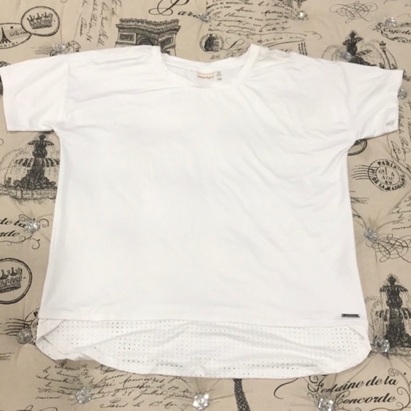 Nanette Lepore Perforated Hem Dolman Tee - Picture 5 of 9